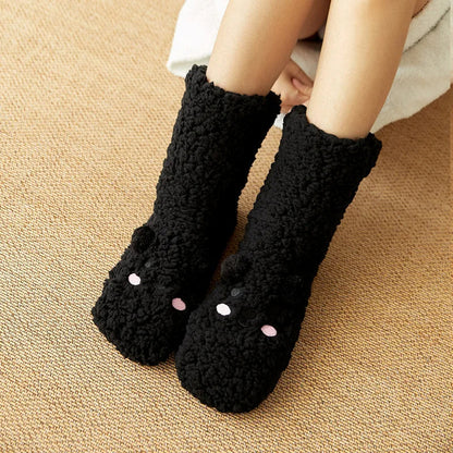 Cuddly Bear Slipper Socks